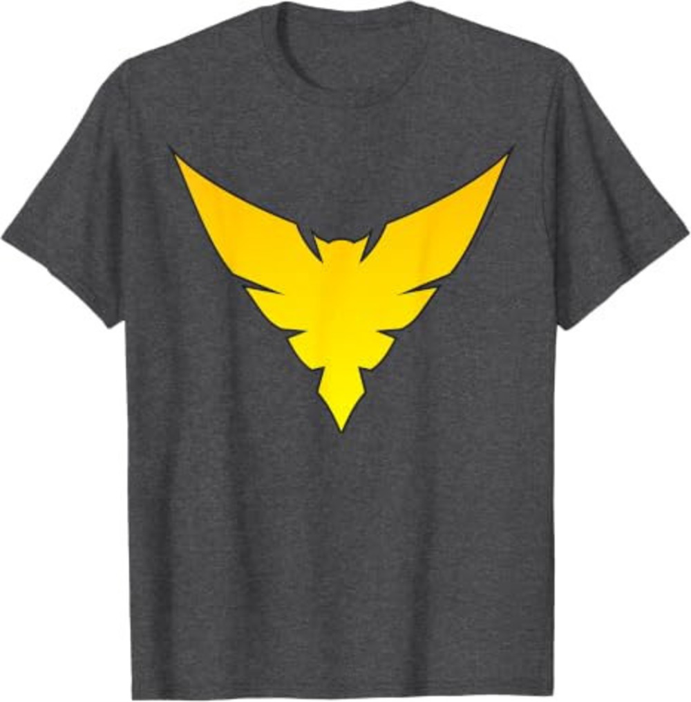 Vampirella Bat Logo T Shirt Dark Heather